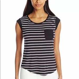 Calvin Klein striped black and white shirt